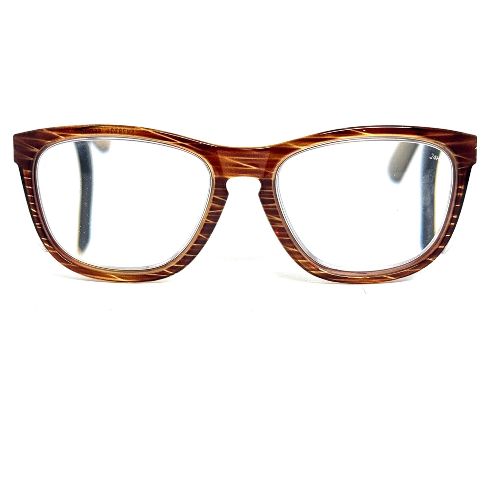 3M Safety Eyeglasses Frame Z87-2 EN166F Foxtrot Polished Brown Wrap H16488‎